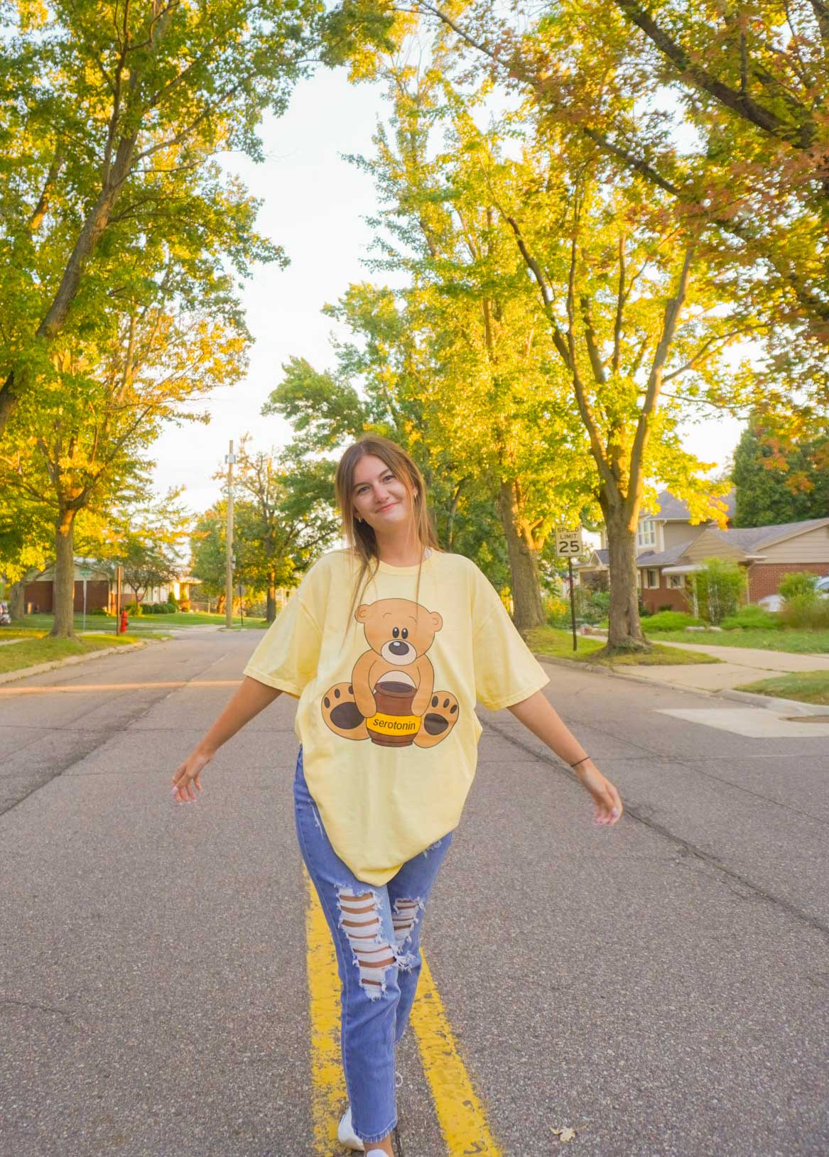 CHARLIE BEAR YELLOW T-SHIRT