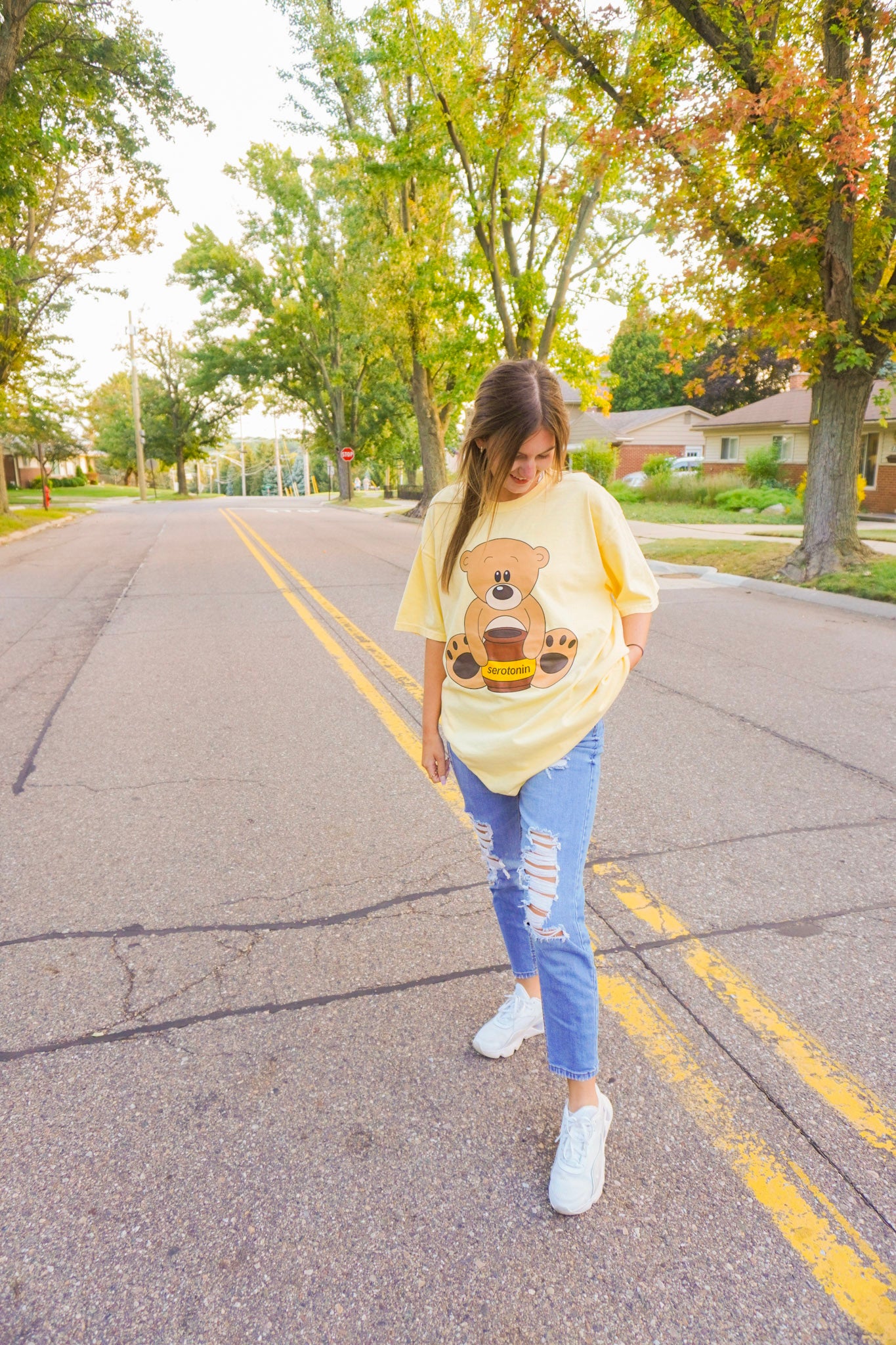 CHARLIE BEAR YELLOW T-SHIRT