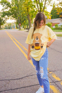 CHARLIE BEAR YELLOW T-SHIRT