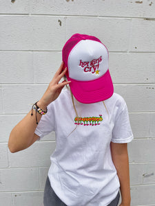 HOT GIRLS CRY TRUCKER HAT