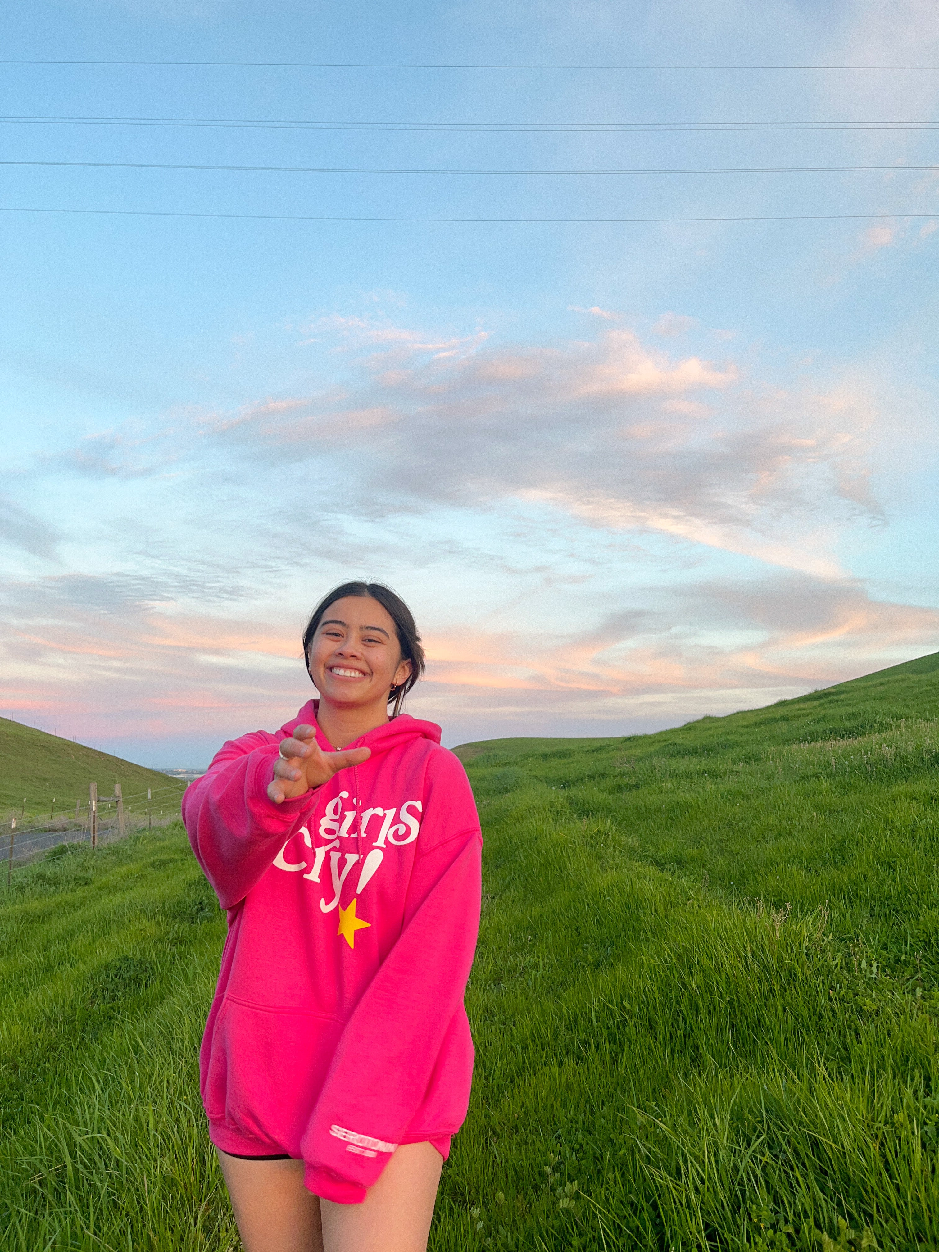 HOT GIRLS CRY PINK HOODIE