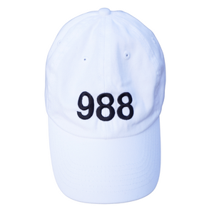988 White Dad Hat