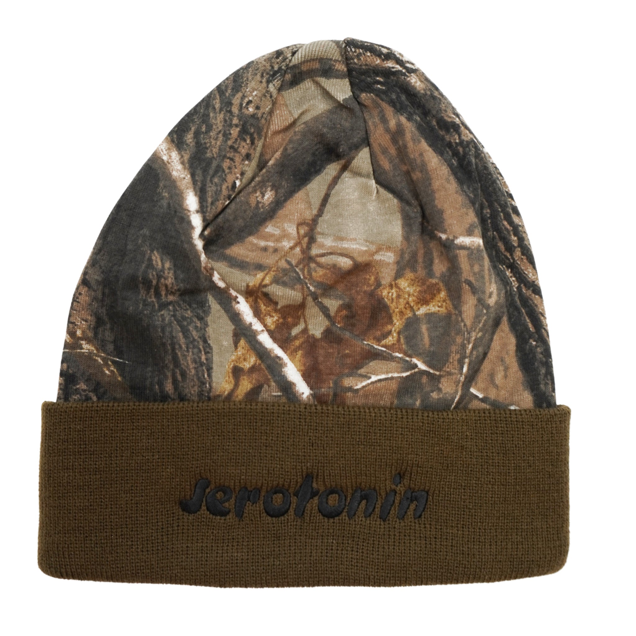 CAMO BUBBLE BEANIE